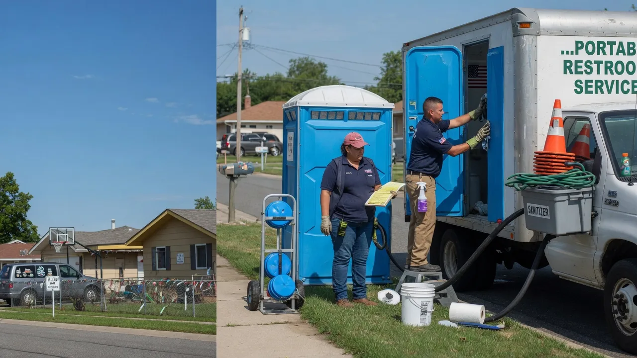 Portable Toilet Rental in Bison, KS near me
